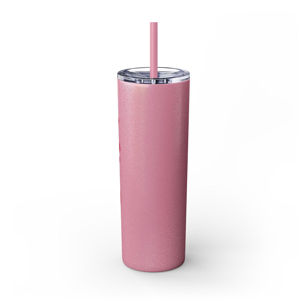 Drink Like A Boss - Skinny Tumbler with Straw, 20oz