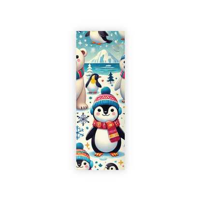 Penguins & Polar Bears - Gift Wrapping Paper Rolls, 1pc - Creatively Designed Shop