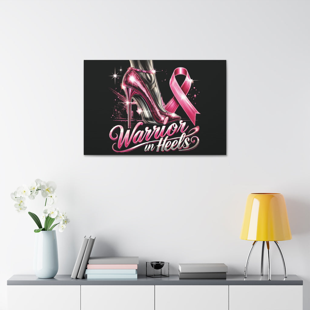 Pink Warrior Heels - Canvas Art