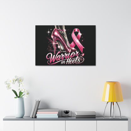 Pink Warrior Heels - Canvas Art