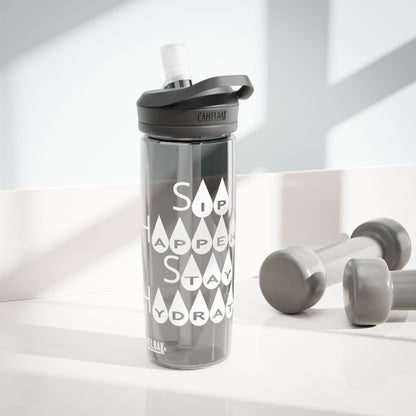 "Sip Happens, Stay Hydrated" - CamelBak Eddy®  Water Bottle, 20oz\25oz