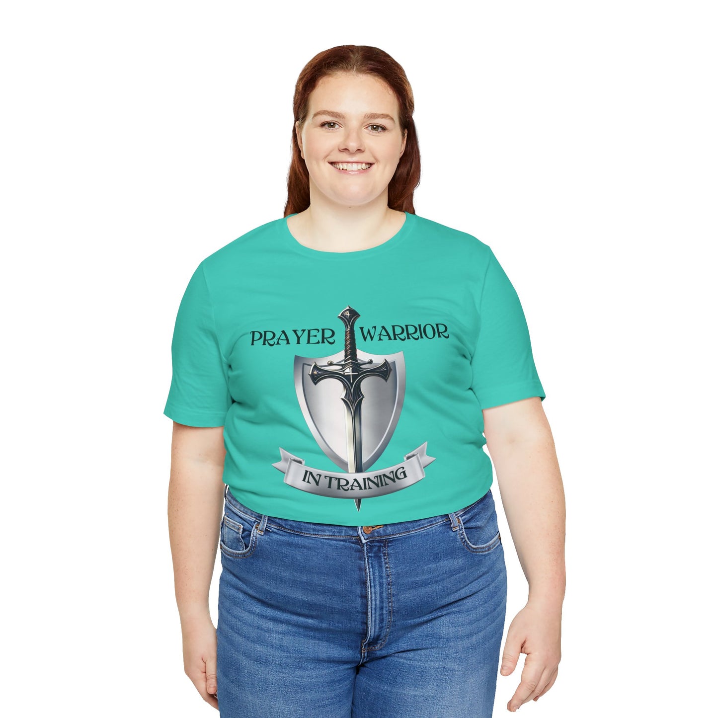 Prayer Warrior in Training - Unisex Jersey Short Sleeve Tee