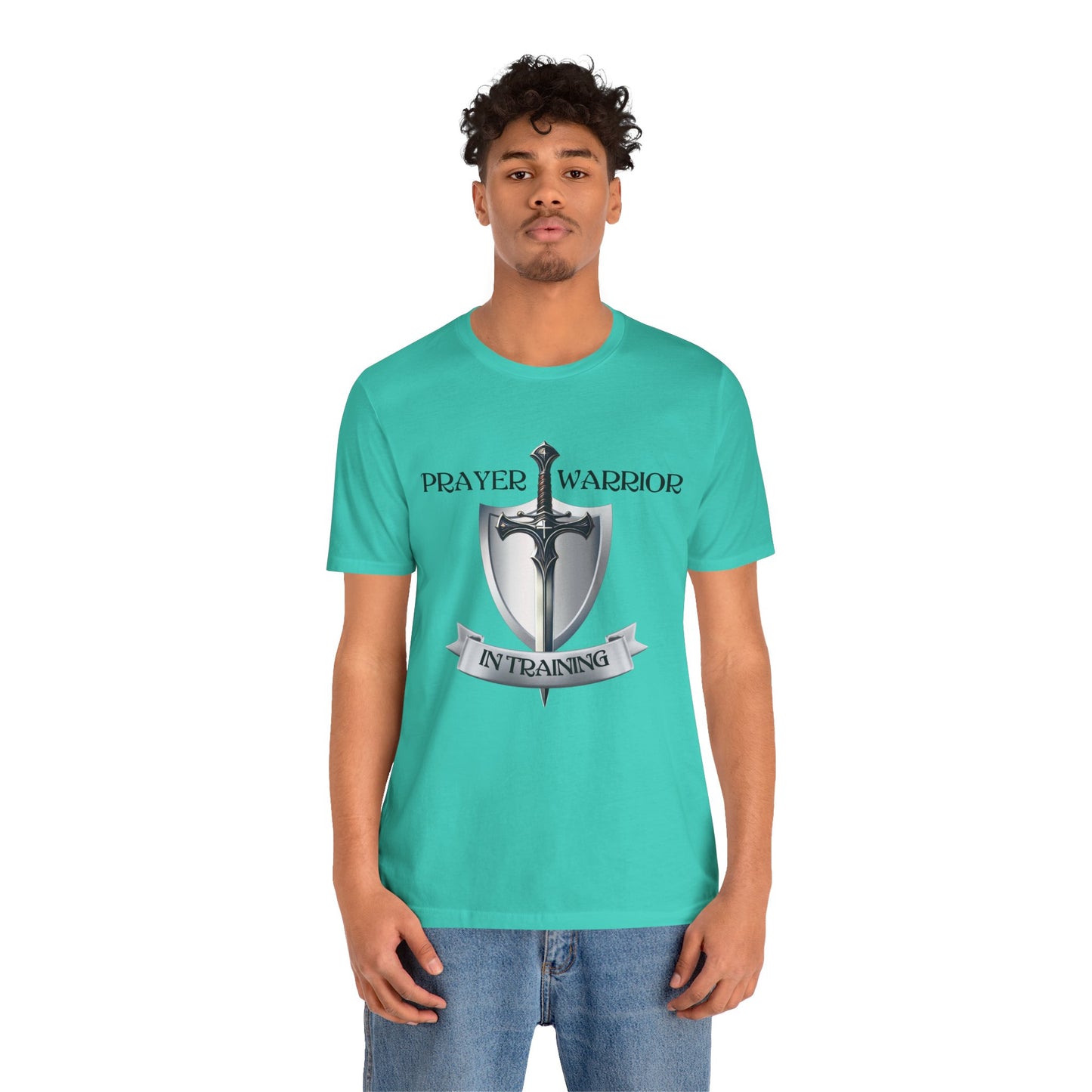 Prayer Warrior in Training - Unisex Jersey Short Sleeve Tee