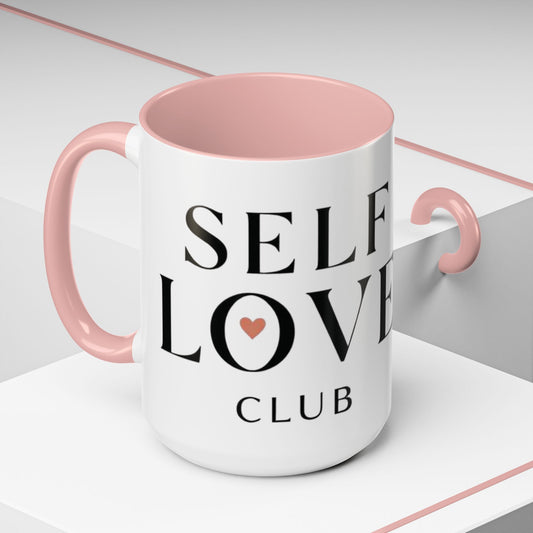 Self Love Club – Accent Coffee Mug