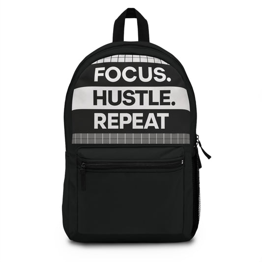 Focus. Hustle. Repeat - Backpack