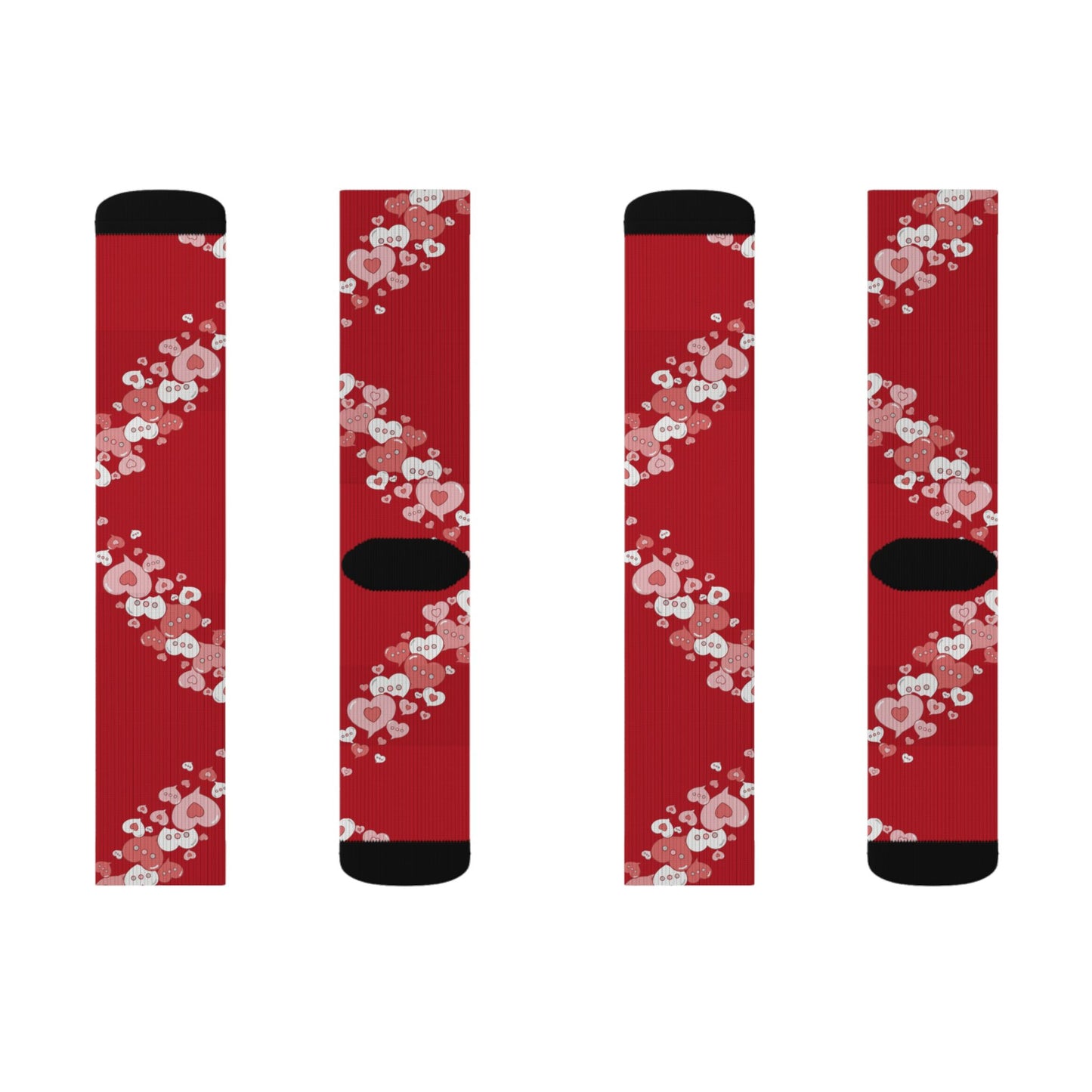 Conversation Bubble Hearts Socks