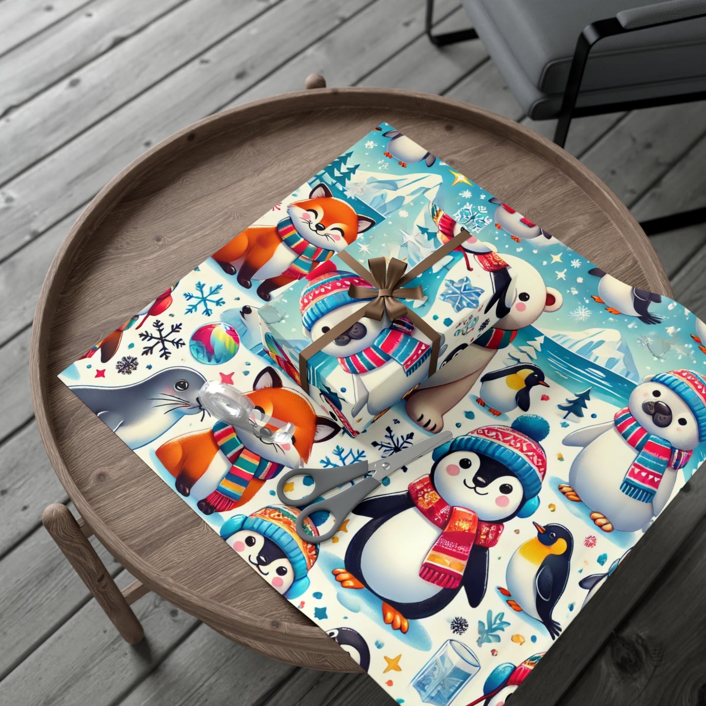 Penguins & Polar Bears - Gift Wrap Papers - Creatively Designed Shop
