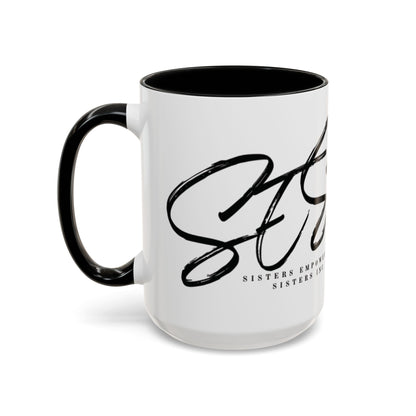 Sisters Empowering Sisters (SES) - Accent Coffee Mug