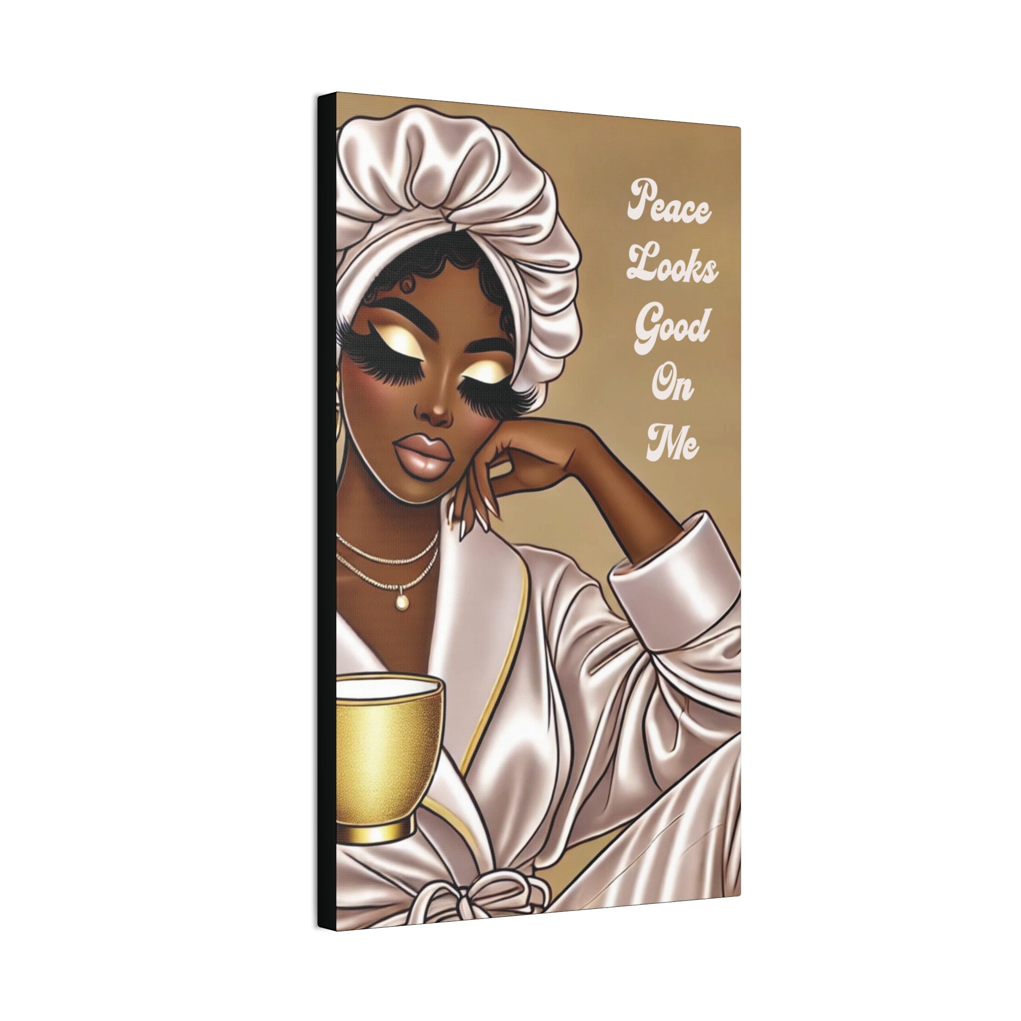 Peace Looks Good On Me - Canvas Art