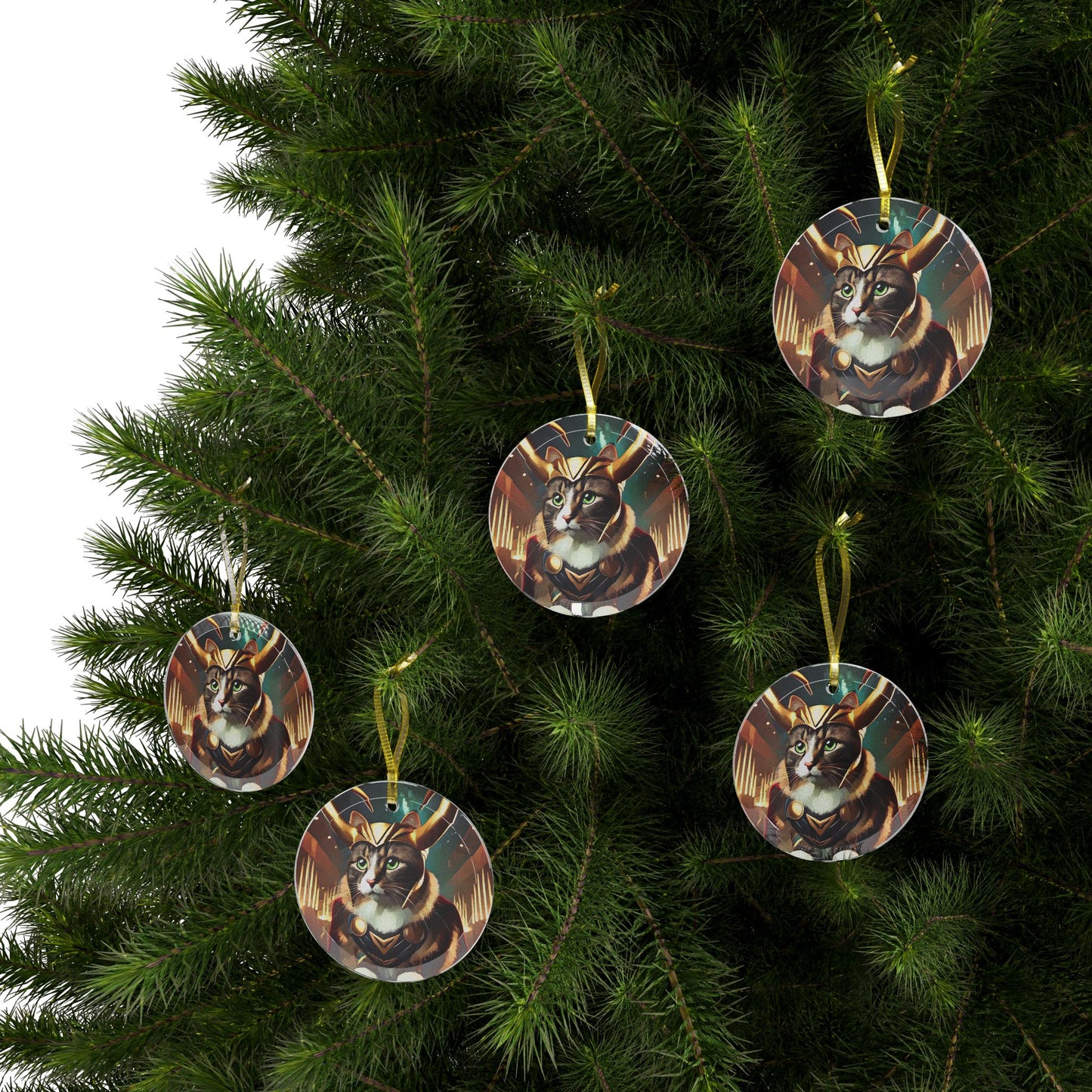 A Very Loki Christmas - Glass Ornaments