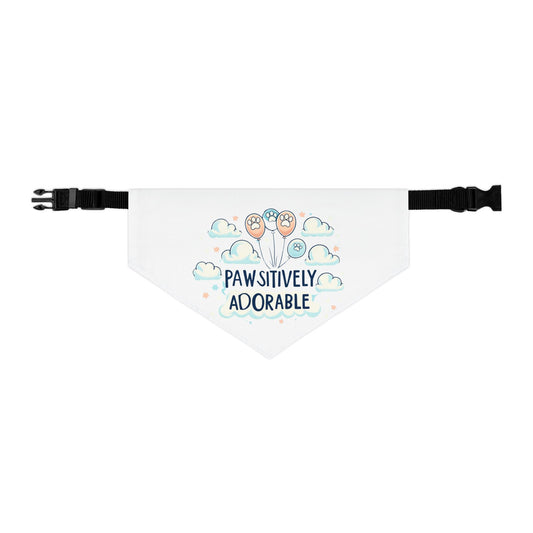 Pawsitively Adorable - Pet Bandana Collar - Creatively Designed Shop