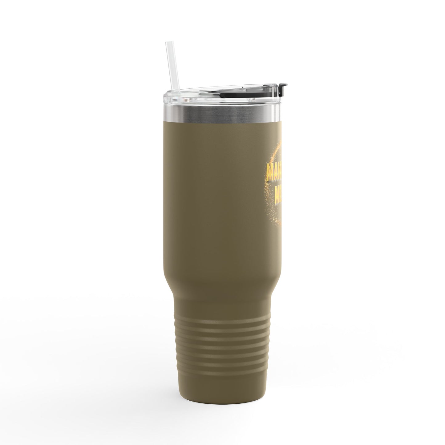 "Manifesting Millions" - Insulated Travel Mug, 40oz