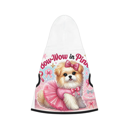 Bow Wow in Pink - Pet Hoodie