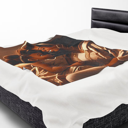 A Mother's Love - Velveteen Plush Blanket