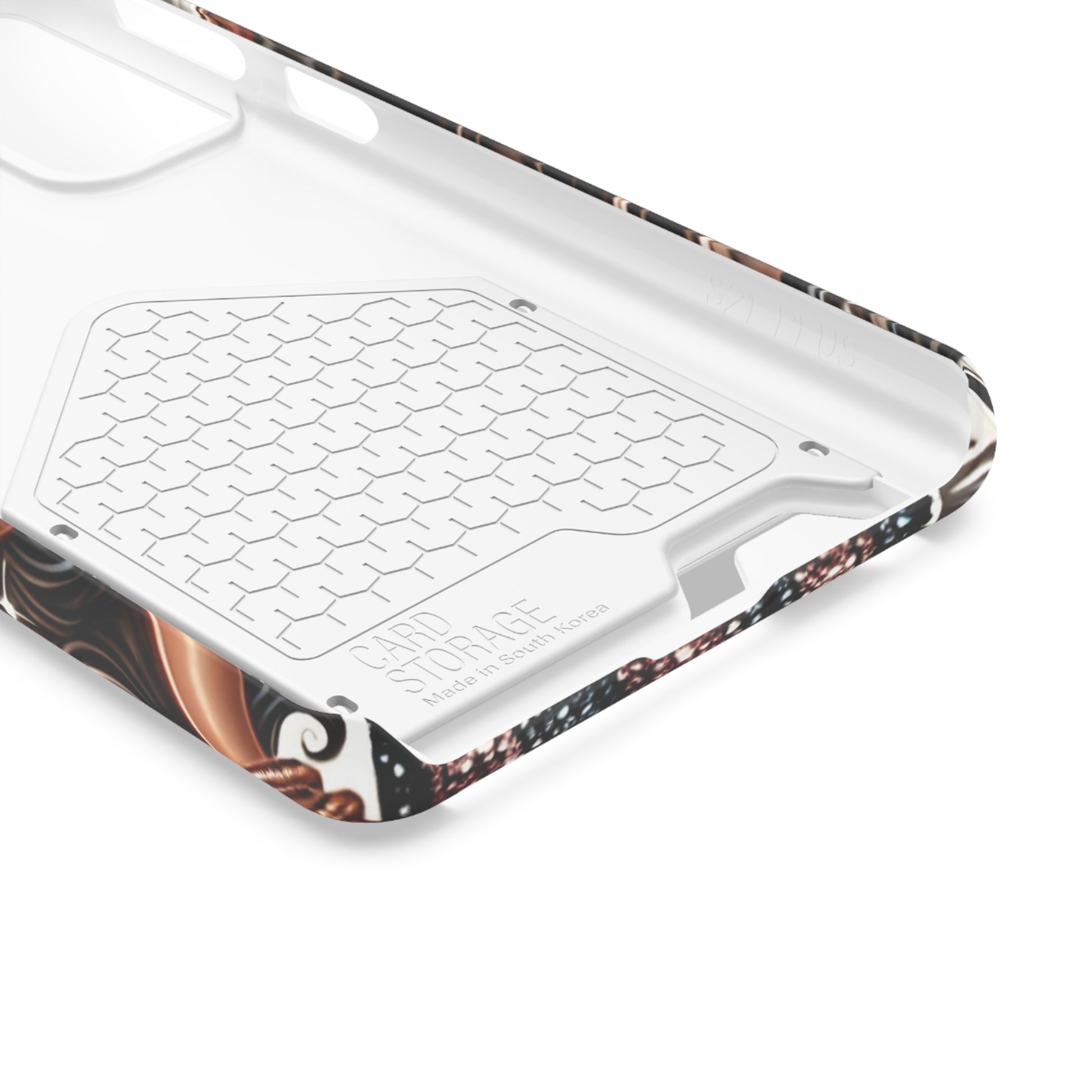 "Beautiful" - Phone Case With Card Holder - Creatively Designed Shop