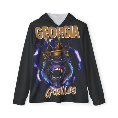 Georgia Gorillas - Men's Sports Warmup Hoodie (AOP) - Creatively Designed Shop