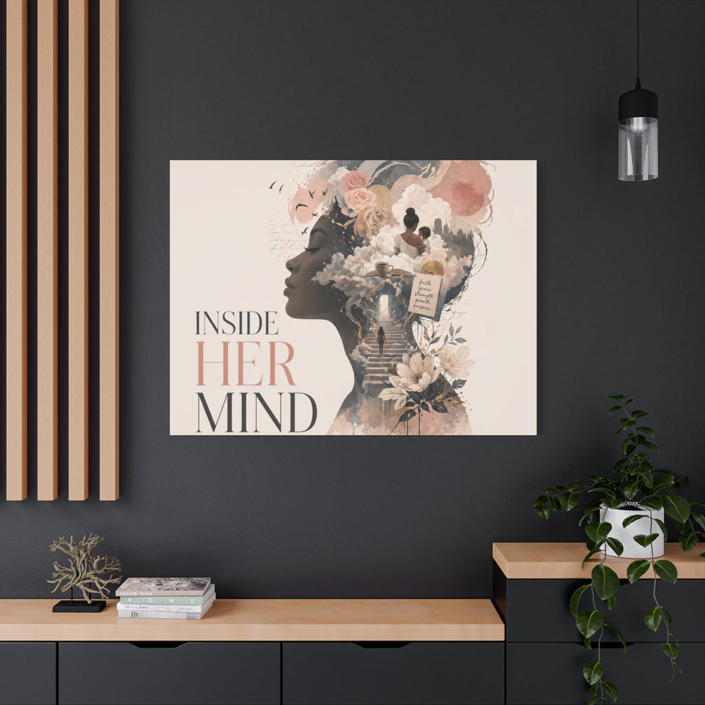 Inside Her Mind - Matte Canvas Wall Art