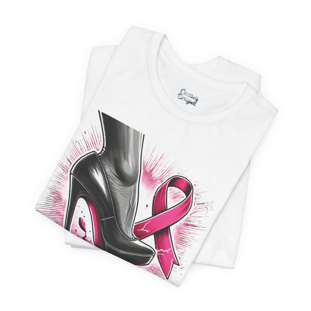 Stepping on Cancer - Unisex Jersey Short Sleeve Tee