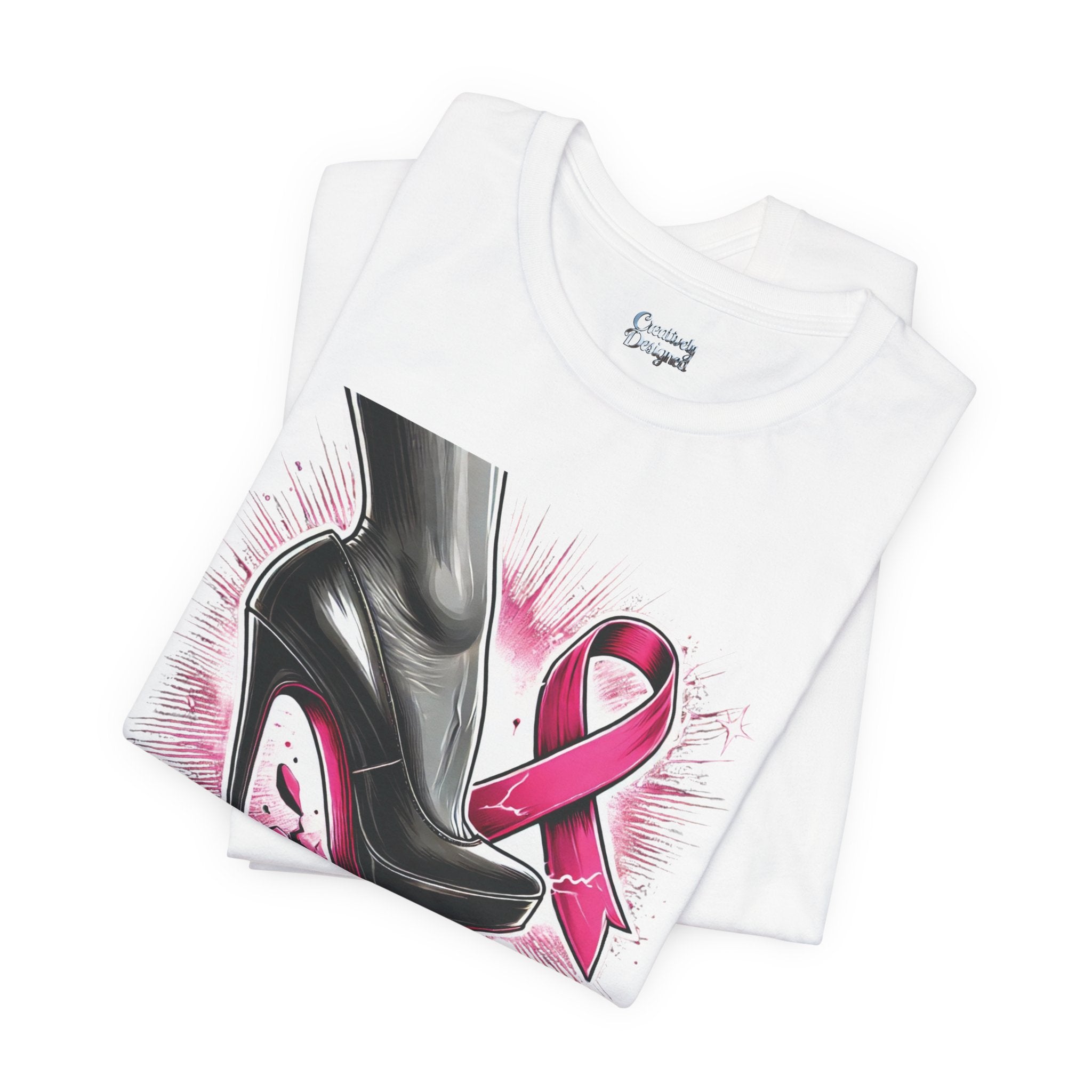 Stepping on Cancer - Unisex Jersey Short Sleeve Tee