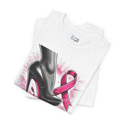 Stepping on Cancer - Unisex Jersey Short Sleeve Tee