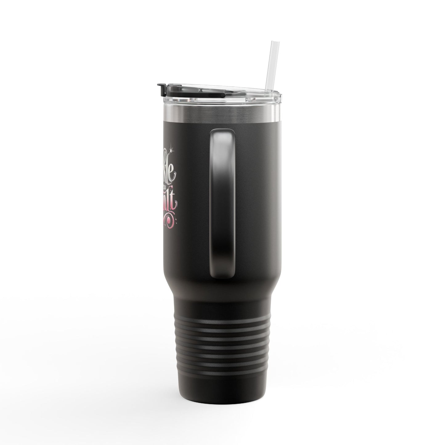 "Sparkle Like You Mean It" - Insulated Travel Mug, 40oz