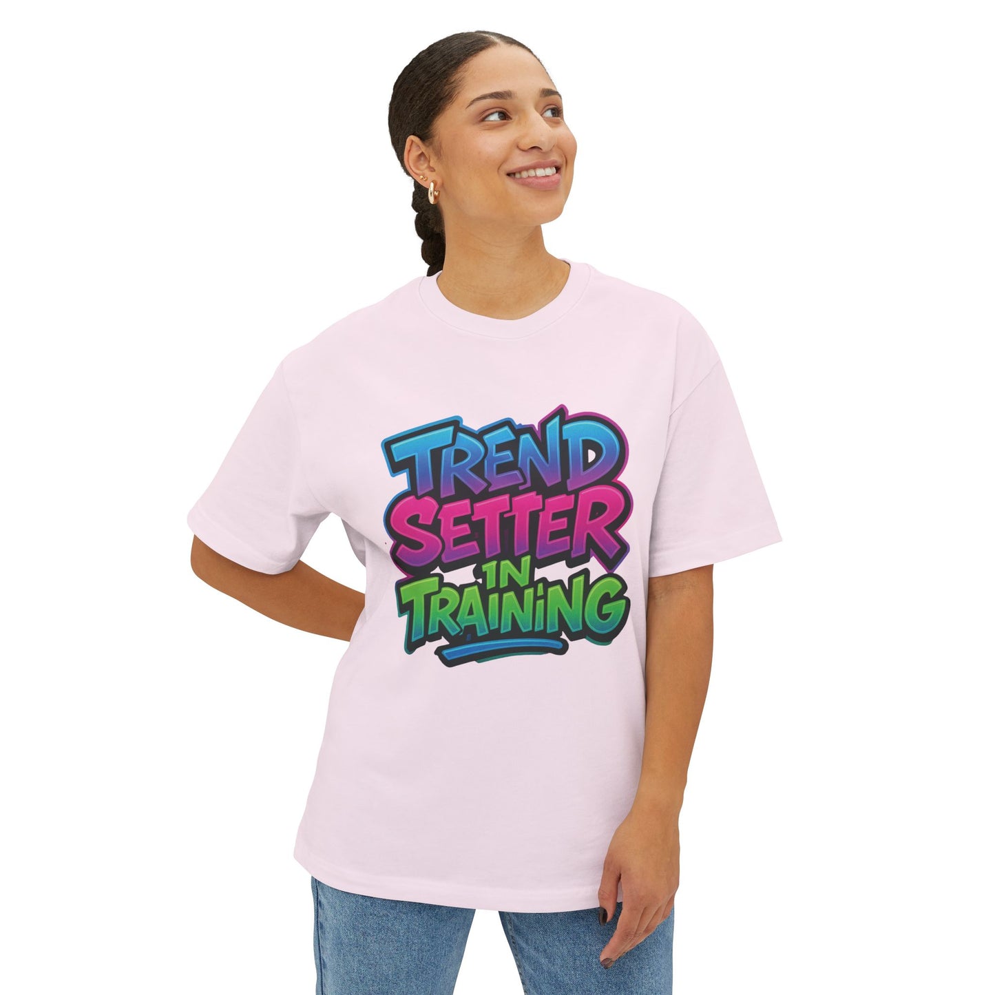 Trend Setter In Training - Unisex Oversized Boxy Tee