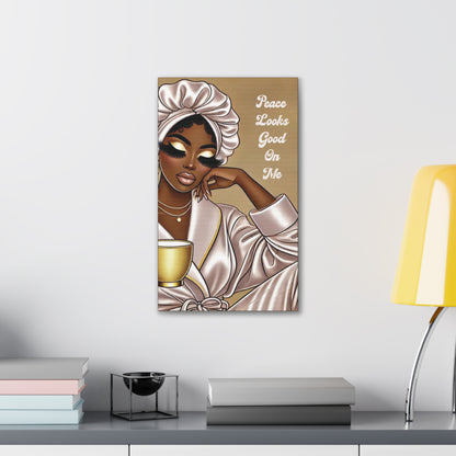 Peace Looks Good On Me - Canvas Art