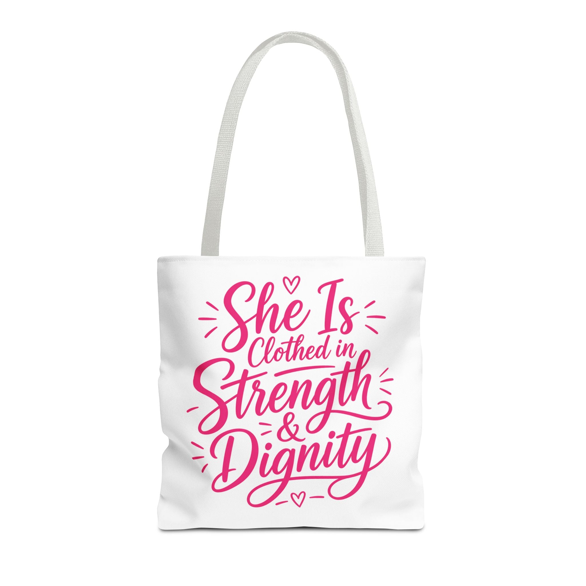 She Is Clothed in Strength & Dignity - Tote Bag