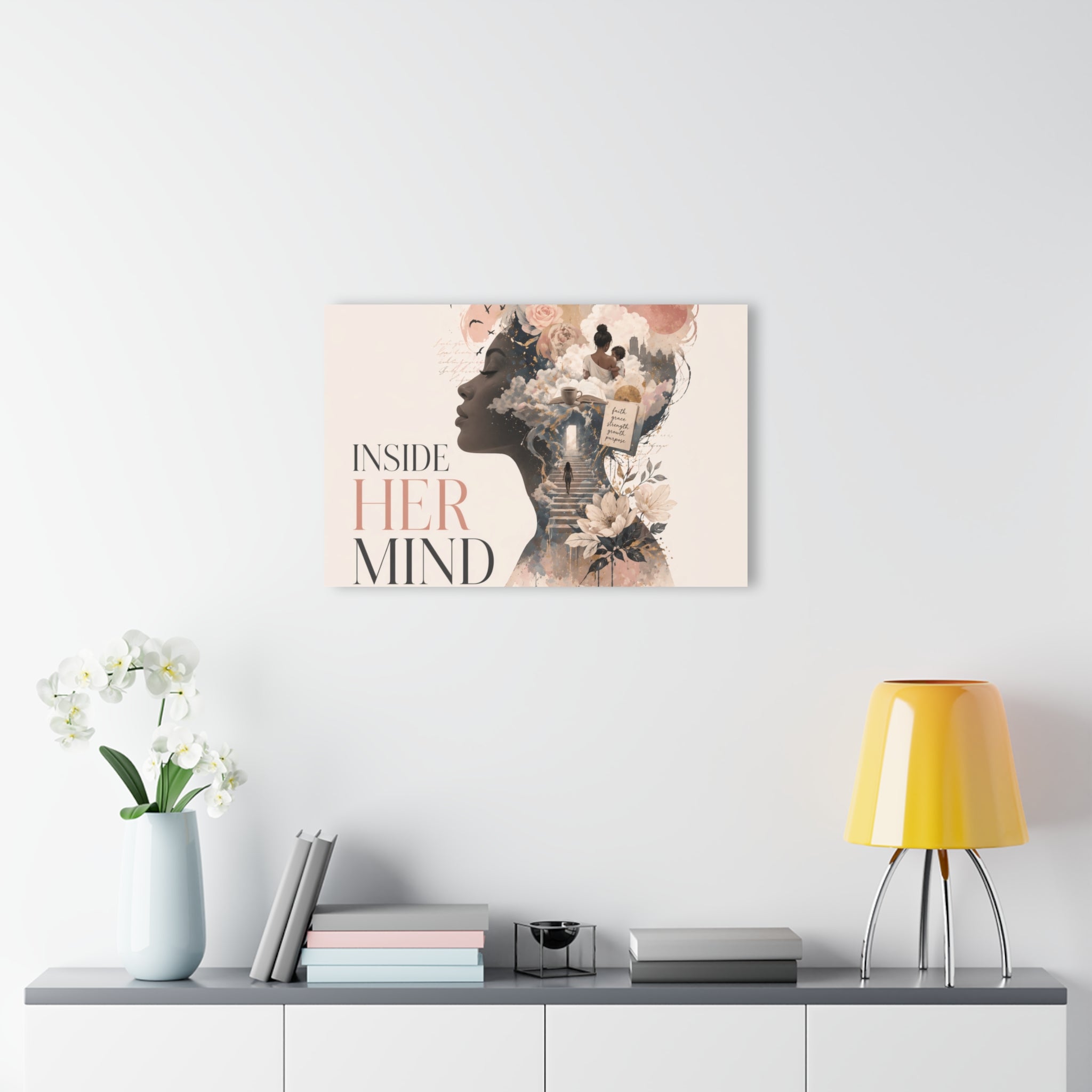 Inside Her Mind - Acrylic Prints (French Cleat Hanging)