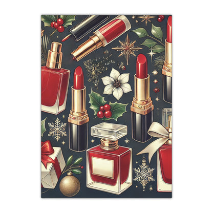 Christmas Glam Makeup Essentials - Gift Wrapping Paper Sheets, 1pc - Creatively Designed Shop
