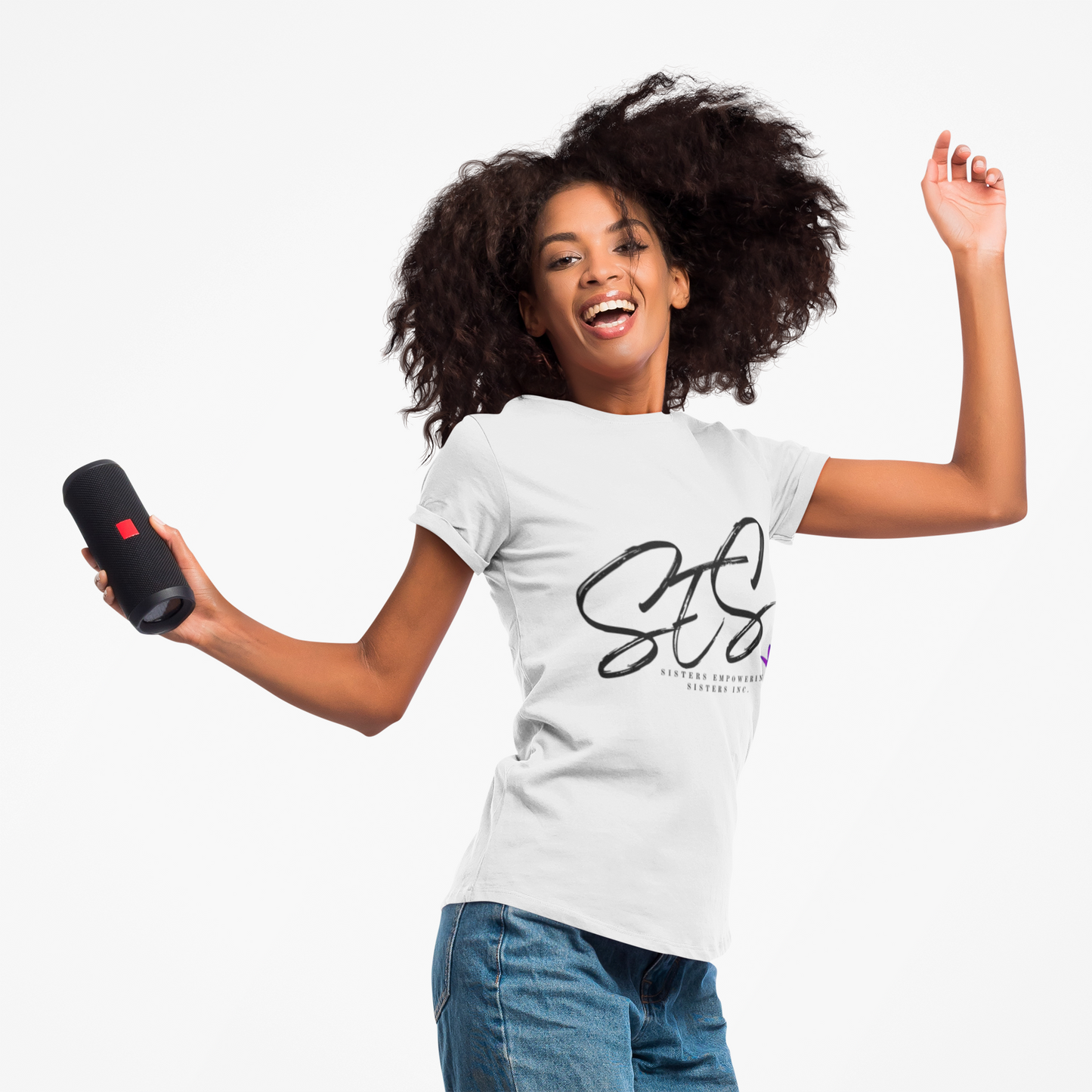 Sisters Empowering Sisters "SES Logo" - Unisex Jersey Short Sleeve Tee